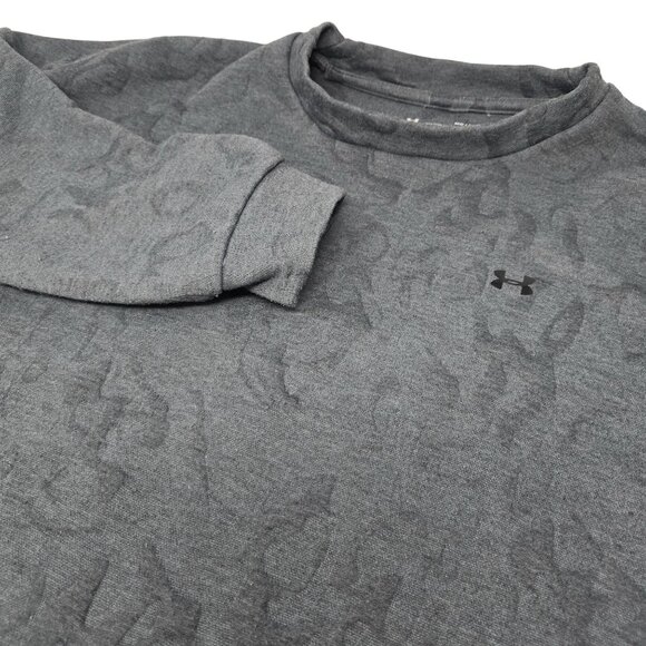 Under Armour Sweatshirt Size Medium Men's Gray Long Sleeve‎ - Picture 1 of 5